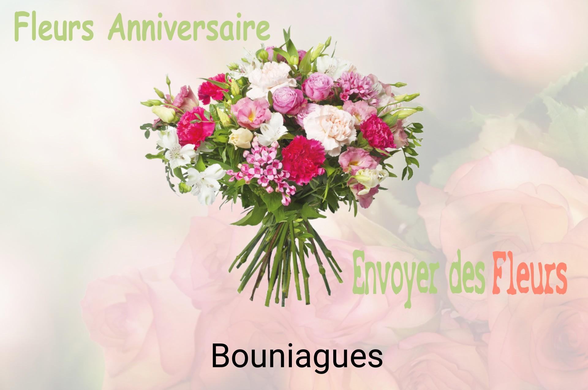 Bouquet de fleurs d’anniversaire livré à Bouniagues